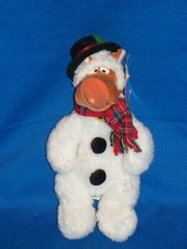 Scooby Doo beanbag Plush Snowman Warner Bros Studio winter Christmas gift 12"
