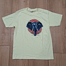 Vintage 80s Elephant Memory Systems Computer T-Shirt Large USA Made Floppy Disk