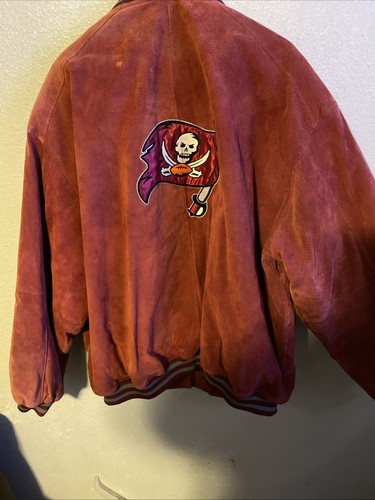 NFL Tampa Bay Buccaneers Hombre XXL Cuero/Gamuza Chaqueta De Colección - Imagen 5 de 6