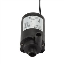 DC Brushless Solar Water Pump 6-24V 7M Head 20L/Min Submersible & Fountain Use