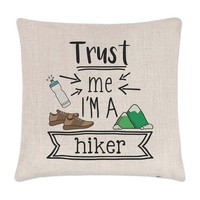 Trust Me I'm A Hiker Kissenbezug Camper Wandern Worlds Best Toll