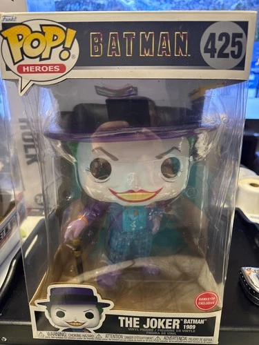 Funko Pop! Vinyl Jumbo 10 in: DC Universe - The Joker Batman 1989 (Jumbo) #425