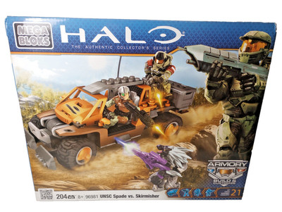 Halo Mega Bloks UNSC Spade vs. Skirmisher 96981 BRAND NEW SEALED FREE SHIPPING!