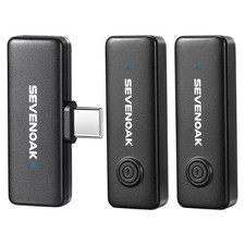 2.4GHz Wireless Lavalier Compact Microphone for Smartphone Tablets Laptop Min...