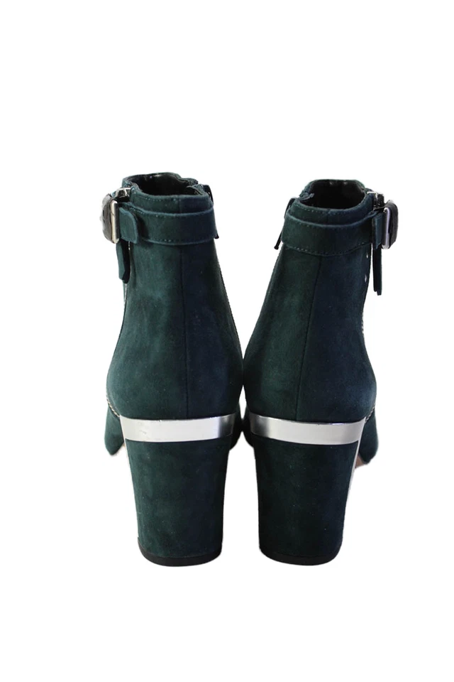 Dolce Vita Mujer Gamuza Hebilla Detalle Punta Botines Tacón Azul Talla 7.5 Foto 3 de 4