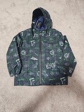 Polo Ralph Lauren Boys 6 P-Layer 1 Water-Repellent Hooded Jacket NWT Navy Green