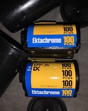 Kodak Ektachrome 100 Color Slide Film Daylight 35mm EPP 36 EXP Two Rolls Expired