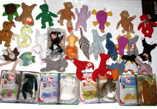 31 Mini Ty Beanie Babies Retired Original Plush Toys Lot Assorted Vintage