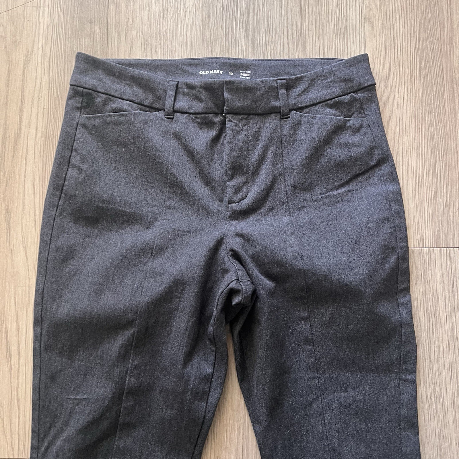 Old Navy High-Rise Pixie Split Hem Size 10 Gray P… - image 5