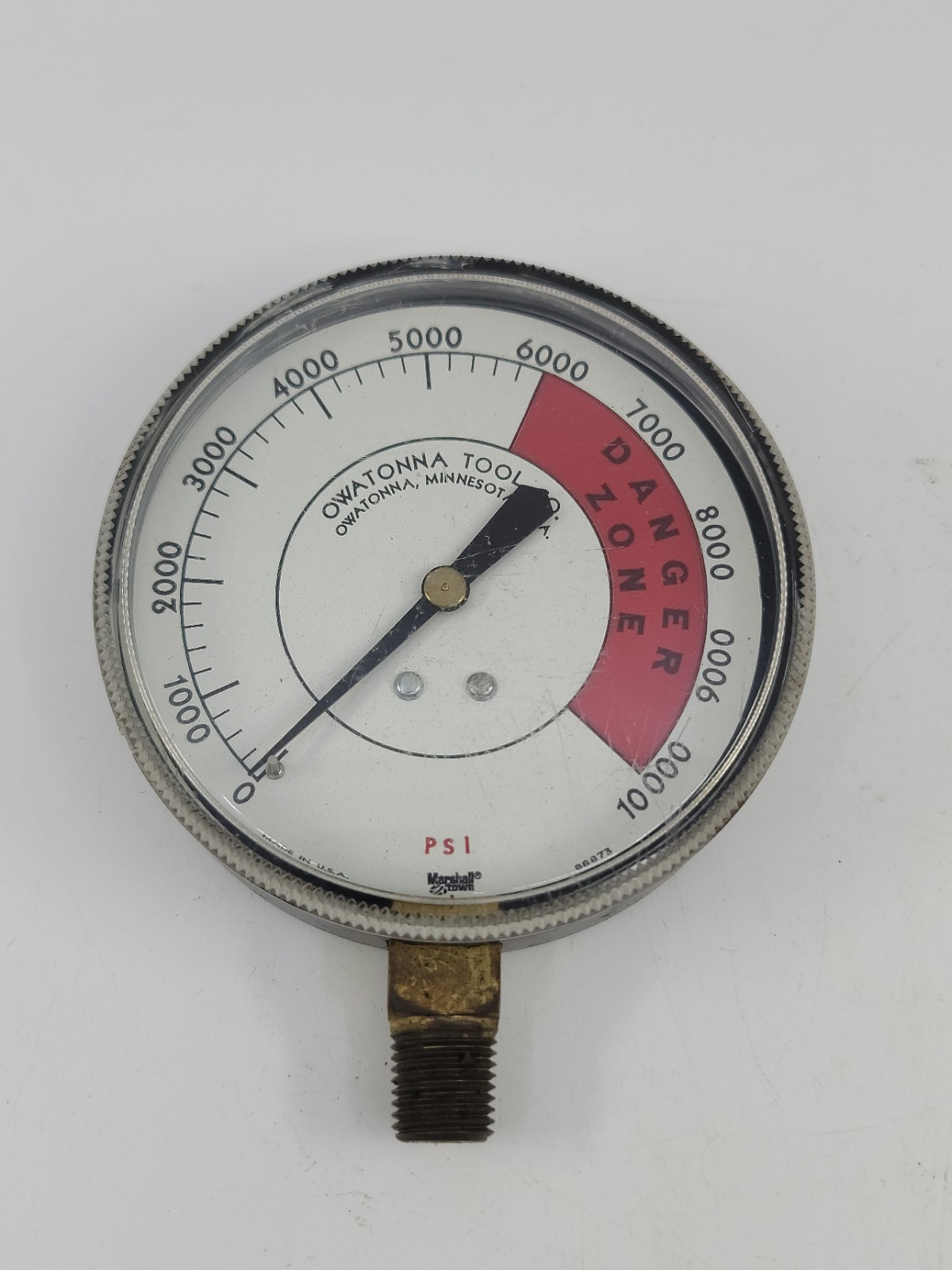 OTC Owatonna Tool Co. PSI Gauge 10000 Max Marshall Town USA Quality