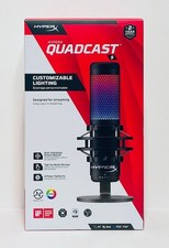 New HyperX Quadcast S RGB USB Condenser Microphone Black Free Shipping