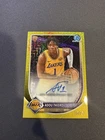 2025-26 Bowman #BCA-AT Adou Thiero Chrome Autographs Yellow Mojo /75 Auto Lakers