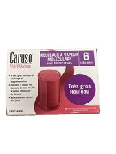 Caruso Professional Molecular Steam Rollers with Shields Large 6-Pack