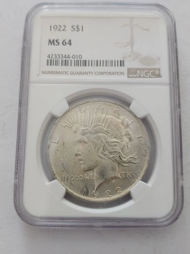 1922 Peace Silver Dollar - MS64