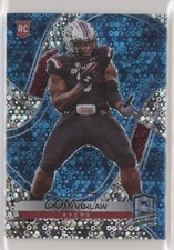 2020 Panini Spectra Rookies Neon Blue Prizm 7/60 Javon Kinlaw #186 0c2