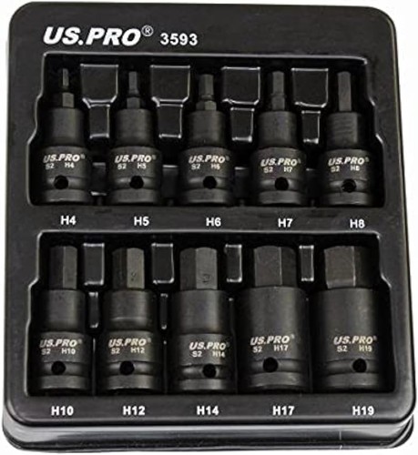 Laser 3571 Alldrive Socket & Bit Set 1/2 Drive in Case (42 Piece