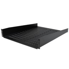 StarTech 2U 22in Vented Rack Mount Shelf - Fixed Server Rack Cabinet Shelf -