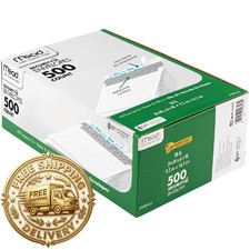 Mead 6-3/4 Envelopes 3-5/8 X 6-1/2 Security Printed Lining For Privacy Press-It