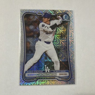Topps 2025 Bowman Shohei Ohtani Los Angeles Dodgers #17 Chrome Mojo Refractor