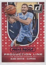2014 Donruss Production Line Scoring Press Proof Blue 31/99 Blake Griffin #6 x8a