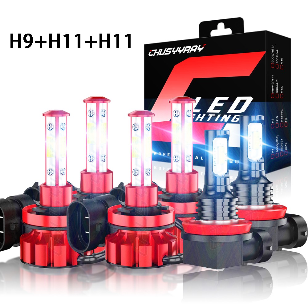 For Pontiac G6 GT GTP 2005 2006 2007 LED Headlight Fog Light Bulbs Super Bright