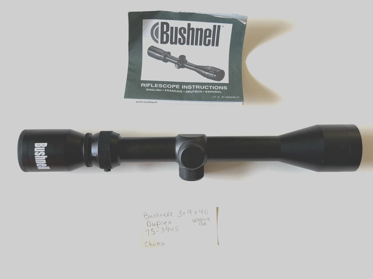 Bushnell Hunting Rifle Scopes Crosshair 9x Maximum Magnification