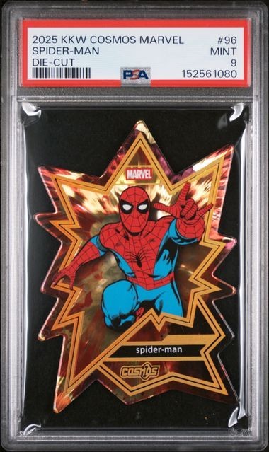2025 KAKAWOW MARVEL COSMOS SPIDER-MAN DIE-CUT #96 PSA 9