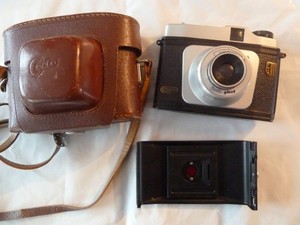 kamera certo-phot  mit lederhülle funktionstüchtig ersatzteil bastler ??