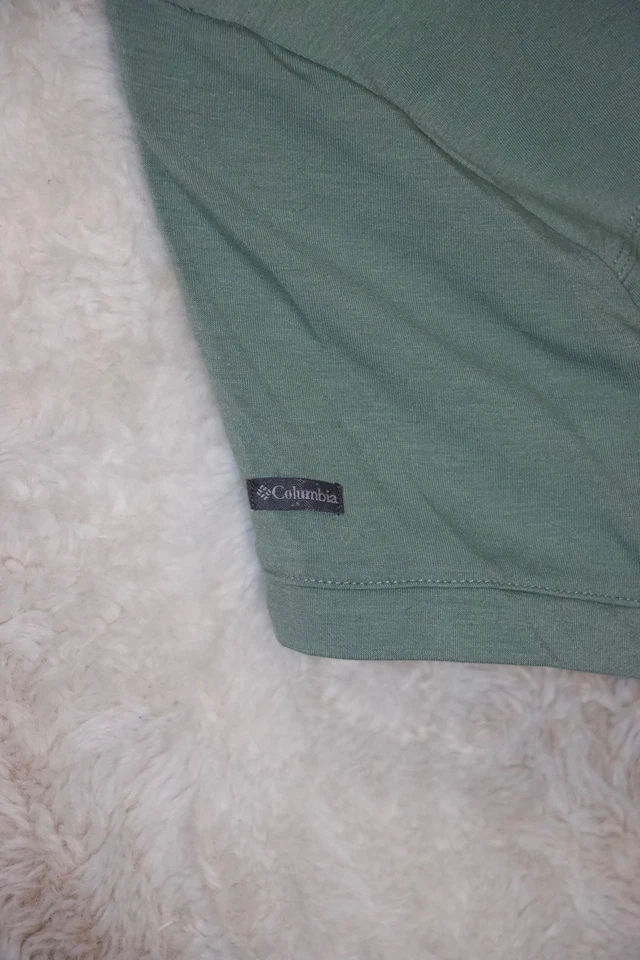 COLUMBIA Womens Polo Shirt Small Green Polyester - Image 4 of 4