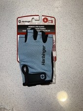 Harbinger Women's Pro Gloves Blue Size Large NIP 