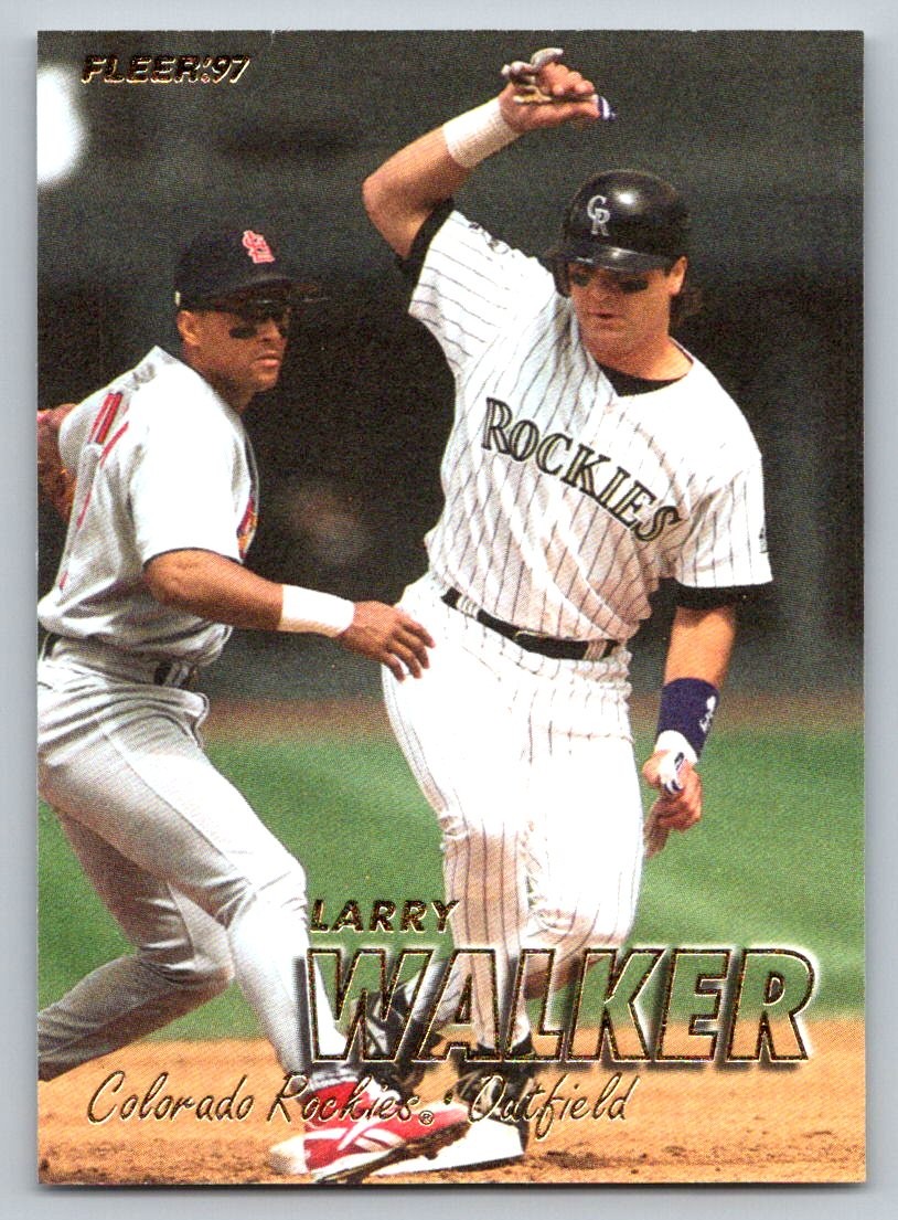 1997 Fleer #319 Larry Walker Colorado Rockies