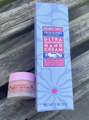 Trader Joe's Fresh Blooms Ultra Moisturizing Hand Cream & Berry Lip Mask Ltd