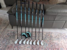Ladies Hybrids Full Set 3-pw Graphite Shafts. Forgan F-35. Recently Regripped