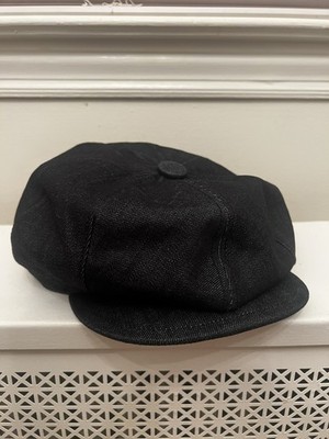 G-Star Jeans Raw Denim Riv Hat Newsboy Cap New With Tags Dark Indigo Blue NWT