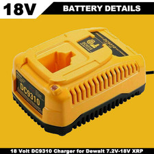18 Volt DC9310 Charger for Dewalt 7.2V-18V XRP Battery NiCd/NiMh DC9096 DC9098