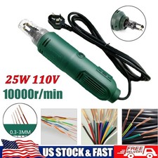 Handheld Magnet Wire Stripping Machine Stripper Cutter Hand Scraper Tool 110V