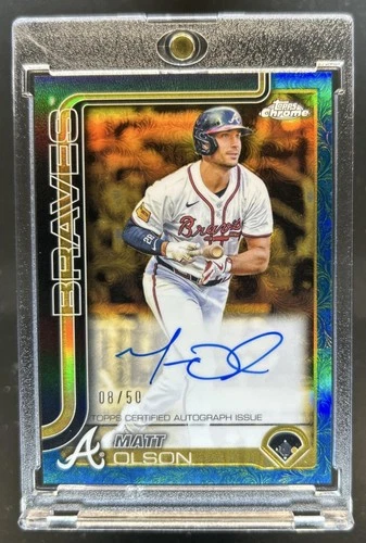 Matt Olson 2025 Topps Matt Olson Refractor