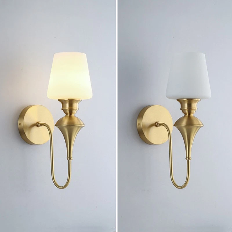 Bedroom Wall Lamp Copper Home Wall Light Hallway Wall Lights Indroor Wall Lamps - Image 3 of 4