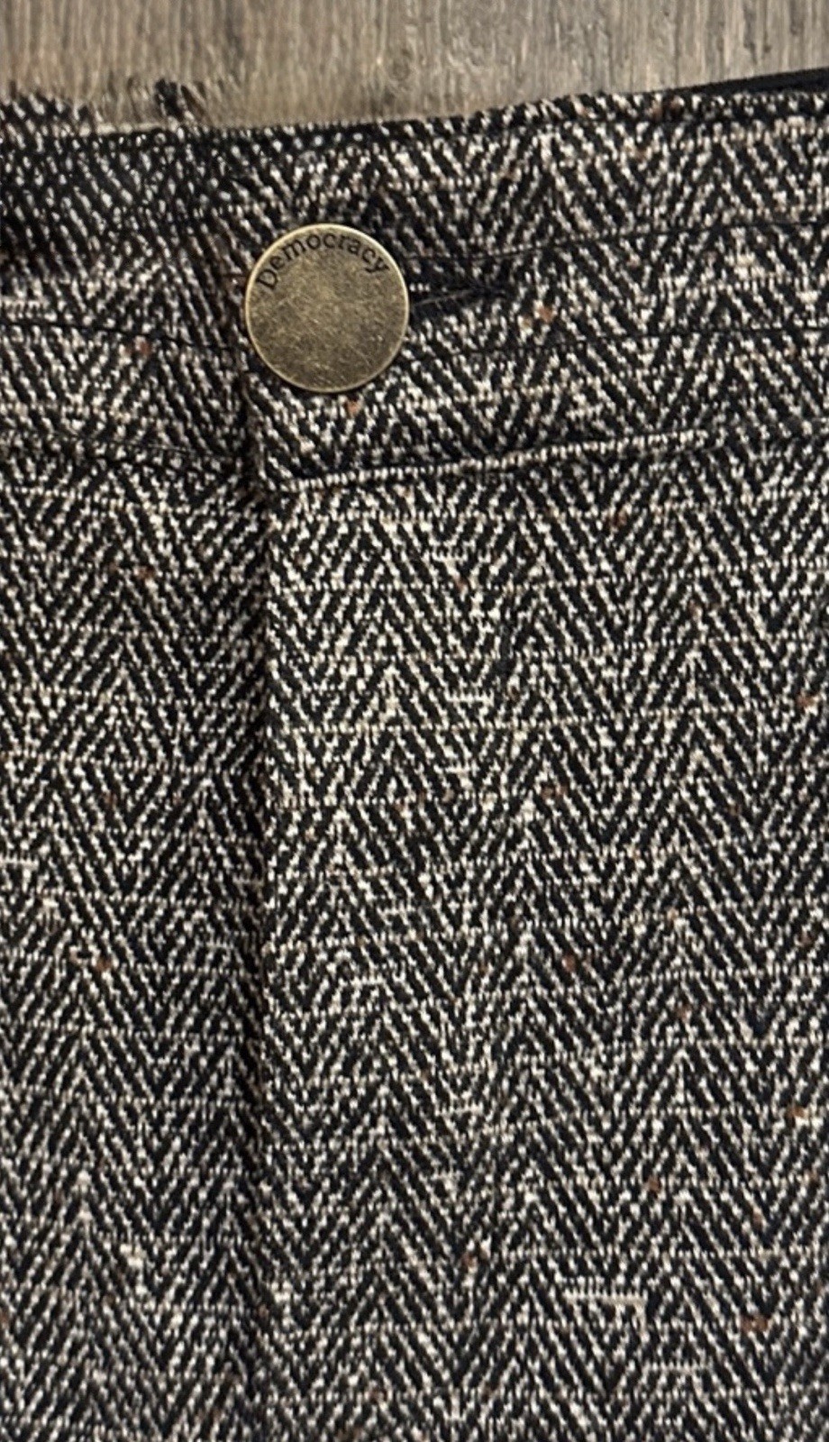 Democracy Ab Solution Herringbone Patched Ponte T… - image 3