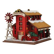 Old World Christmas Ginger Cottages Wooden Ornament, Farmer's Market
