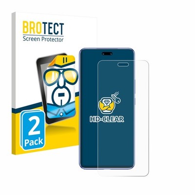 2x Display Schutz Folie für Huawei Nova 12 Pro Zubehör Transparent