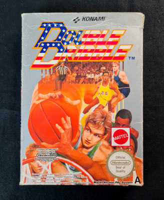 Double Dribble PAL (NES) Complete / Good Condition!