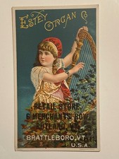 c1880-90 Estey Organ Co. Brattleboro, VT. Retail Store Rutland, VT., Trade Card