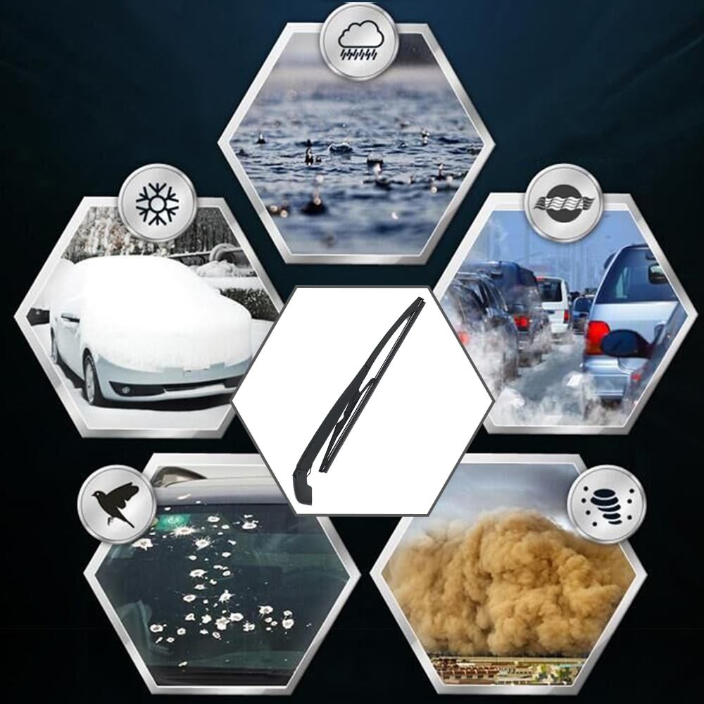 Braccio Tergicristallo Posteriore con Spazzola Tergilunotto Ruolin Accessori Aut - Miniatura 7