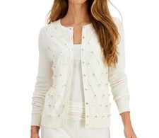 Womens Size Medium Charter Club Long Sleeve Cardigan