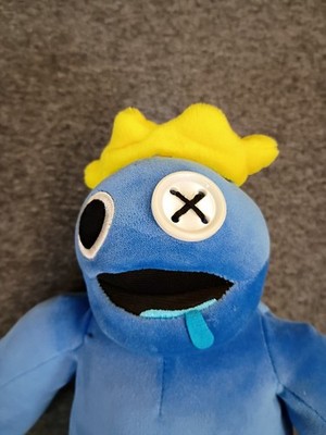 Rainbow Friends Plush Doll Blue Yellow Crown Medium Stuffed Toy Poppies Playtime