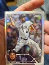 2023 Topps Chrome Update Jake Bird Rockies Refractor RC #USC27