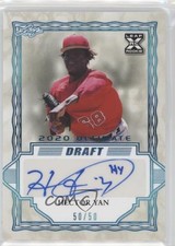 2020 Leaf Ultimate Draft Platinum Spectrum 50/50 Hector Yan #BA-HY1 Auto g2u