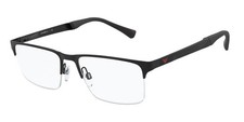 EMPORIO ARMANI EA1110D 3175 Rubber Black Demo Lens 55 mm Men's Eyeglasses