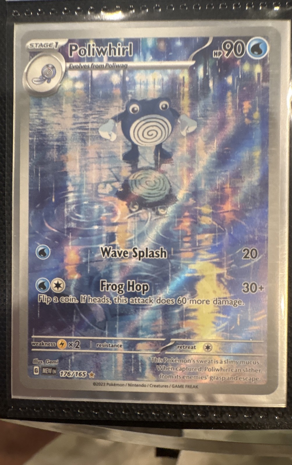 Poliwhirl 176/165 Sv: Scarlet & Violet 151 Holo